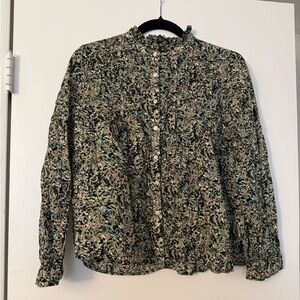 LOFT Abstract Patterned Blouse